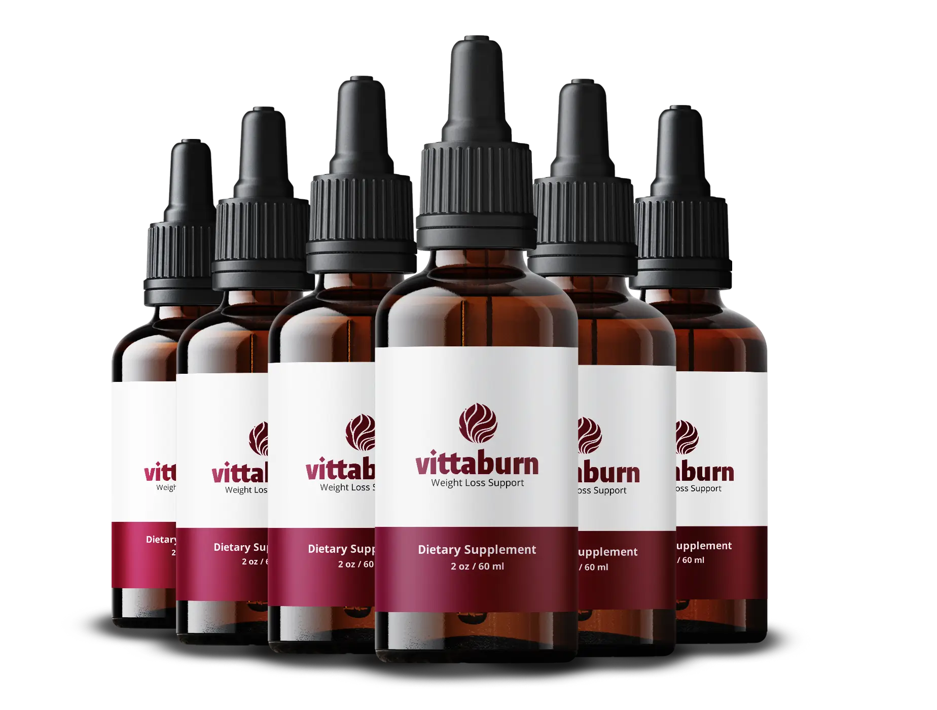 VittaBurn 180-Day Best Value Pack - 6 Bottles Maximum Savings Weight Loss Bundle